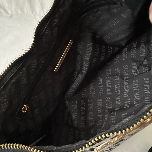 NWT Steve Madden Bbllie Crossbody Bag Black Gray - Picture 7 of 11